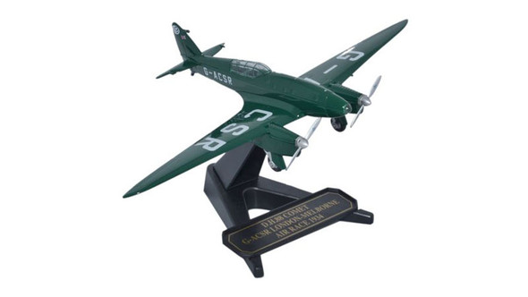 72COM003 | Oxford Die-cast 1:72 | DH.88 Comet 'Green' G-ACSR, 'London-Melborne Air Race' 1934