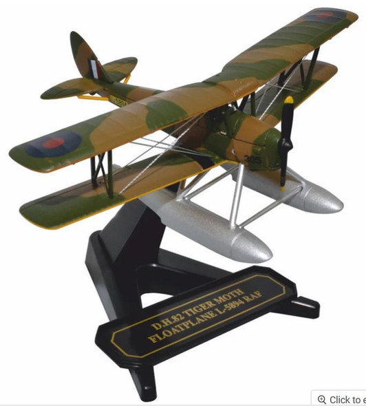 OX72TM010 | Oxford Die-cast 1:72 | D.H.82 Tiger Moth RAF Floatplane L-5894