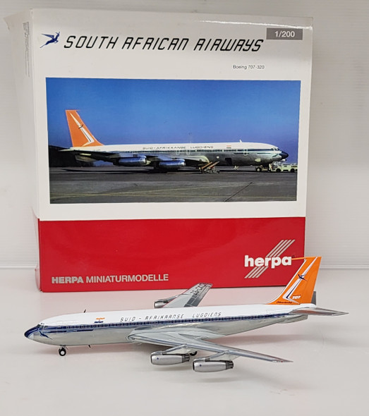 558693 | Herpa Wings 1:200 1:200 | Boeing 707-320 South African Airways ZS-CKC 'Johannesburg'