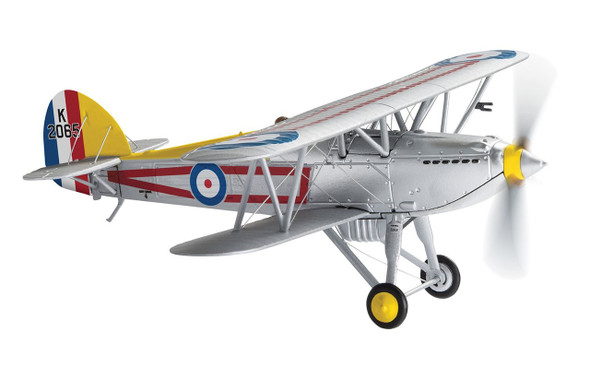 AA27304 | Corgi 1:72 | Hawker Fury K2065, 1 Sqn., RAF Tangmere, 'C' Flight, 100 Years of the RAF | is due: June 2018