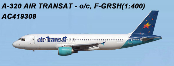 AC419308 | Aero Classics 1:400 | Airbus A320 Air Transat F-GRSH (yellow star)