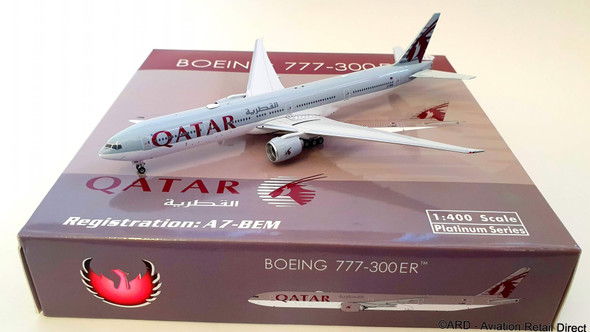 PH11474 | Phoenix 1:400 | Boeing 777-300ER Qatar A7-BEM