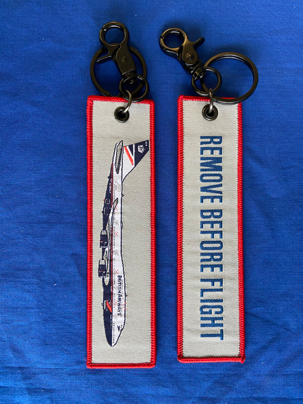 KR003 | Gifts Key Rings | Key Tag - Remove Before Flight - 747 BA 'Landor' (retro)