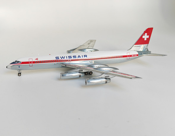 B-990-SR-CB | Blue Box 1:200 | Convair CV-990 Swissair HB-ICB (with stand)