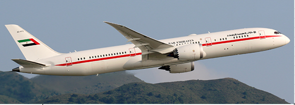 JCLH4244A  | JC Wings 1:400 | Boeing 787-9 UAE Abu Dhabi Reg: A6-PFE| is due: April 2021