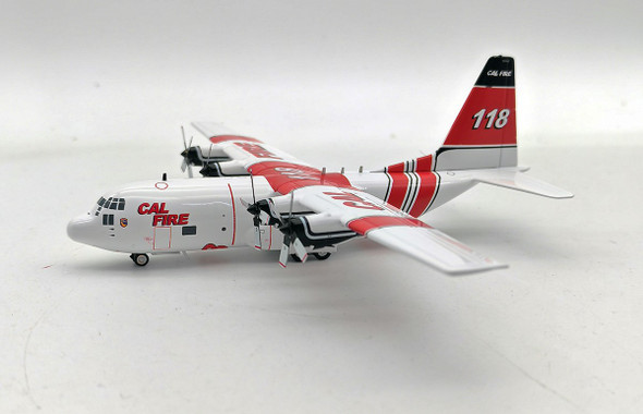 IF130CALF118 | InFlight200 1:200 | HC-130H Hercules California Fire Service N118Z (with stand)