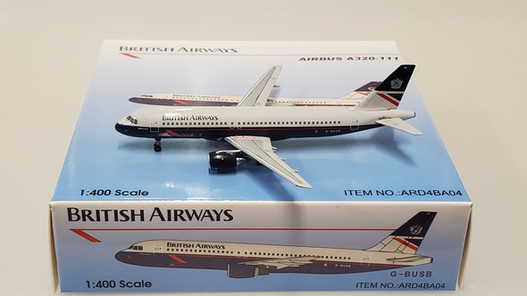 ARD4BA04 | ARD Models 1:400 | Airbus A320-100 British Airways G-BUSB, 'Landor' (without winglets)