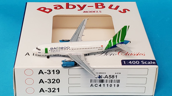 AC411019 | Aero Classics 1:400 | Airbus A319-132 Bamboo Airways VN-A581