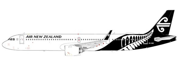 XX2256 | JC Wings 1:200 | Air New Zealand Airbus A321NEO Reg: ZK-NNC With Stand | is due: December-2021