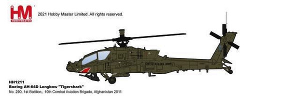 HH1211 | Hobby Master Military 1:72 | AH-64D Longbow 290 US Army Tigershark