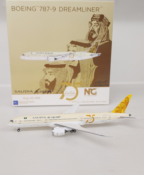 NG55077 | NG Models 1:400 | Boeing 787-9 Saudi HZ-ARE 75th Anniversary