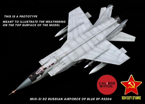 CBW723101 | Calibre Wings 1:72 | MIG-31 DZ Russian Air Force '09 Blue', RF-95204