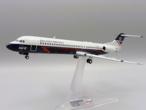 572262 | Herpa Wings 1:200 1:200 Fokker 100 British Airways (TAT) Fokker 100 F-GIOA