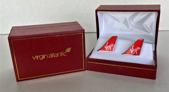 CUFFVIRGIN | Gifts Cufflinks | VIRGIN - Cufflinks - A high quality 3mm thick hard enamel pair of cufflinks presented in a gift box.