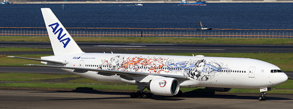 SA2027 | JC Wings 1:200 |  Boeing 777-200(ER) All Nippon Airways Demon Slayer: Kimetsu no Yaiba Livery Reg: JA745A With Stand | is due: December-2022