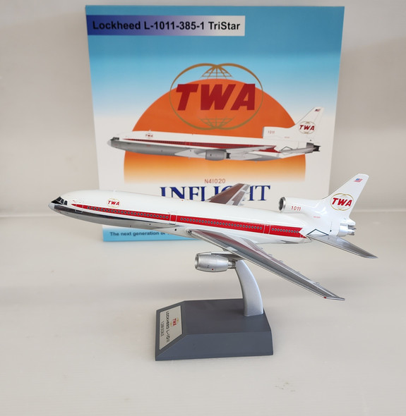IF1011TWA1122P | InFlight200 1:200 | Lockheed L-1011 TWA N41020 Polished with stand