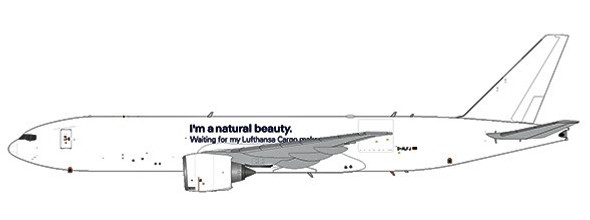 XX40031 | JC Wings 1:400 | Boeing 777-200LRF Lufthansa Cargo Natural Beauty Reg: D-ALFJ