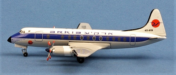 AC411040A | Aero Classics 1:400 | Vickers Viscount 833 Arkia 4X-AVA