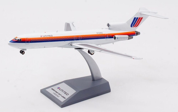 IF722UA0223 | InFlight200 1:200 | Boeing 727-222/Adv United Airlines N7290U with stand