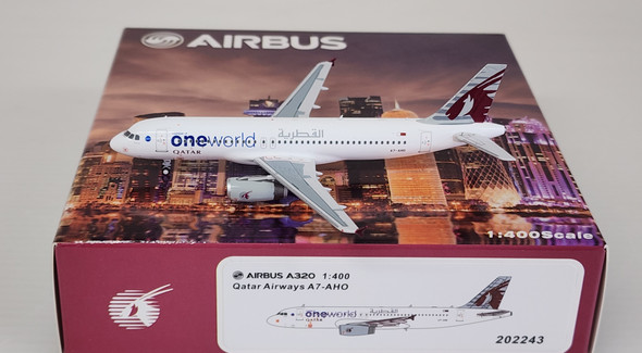 PM202243 | Panda Models 1:400 | Airbus A320 Qatar Airways A7-AHO, 'oneworld'