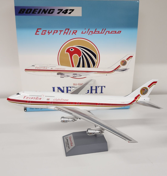 IF743MS0122 | InFlight200 1:200 | Boeing 747-366M EgyptAir SU-GAM (with stand)