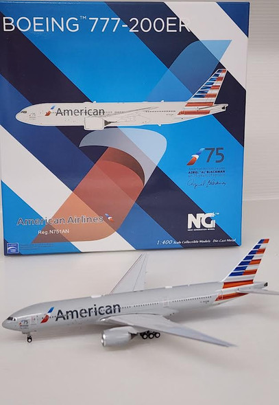NG72015 | NG Models 1:400 | Boeing 777-200ER American Airlines N751AN, '75 Years'