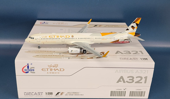 LH2402 | JC Wings 1:200 | Airbus A321 Etihad Airways Reg: A6-AEJ