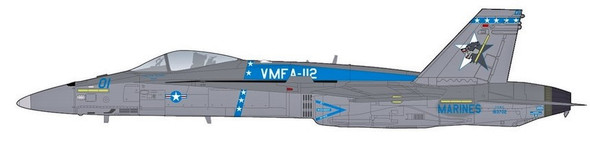 HA3581 | Hobby Master Military 1:72 | McDonnell Douglas F/A-18C 163702, VMFA-112 Cowboys, US Marines, 2020 | is due: December-2023