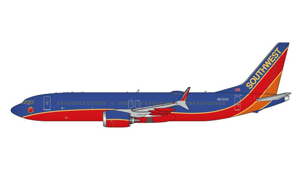 GJSWA2187 | Gemini Jets 1:400 1:400 | Boeing 737 MAX 8 SOUTHWEST AIRLINES N872CB CANYON BLUE