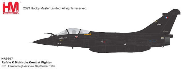 HA9607 | Hobby Master Military 1:72 | Rafale C Multirole Combat Fighter C01, Farnborough Airshow, September 1992 | is due: March-2024