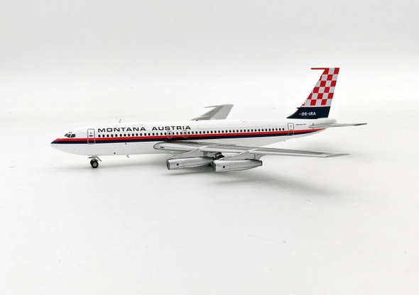 IF701MONT0122B | InFlight200 1:200 | Boeing 707-100 Montana OE-IRA With Stand