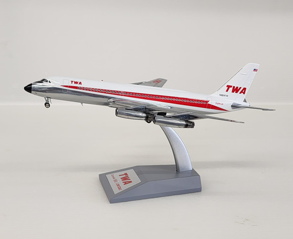 IF880TW0723P | InFlight200 1:200 | Convair CV-880 TWA N824TW (with stand)