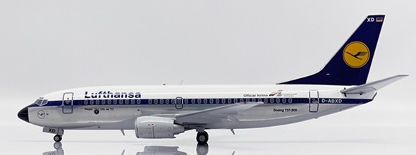 EW2733003 | JC Wings 1:200 | Boeing 737-300 Lufthansa Official Airline UEFA 88 Polished Reg: D-ABXD