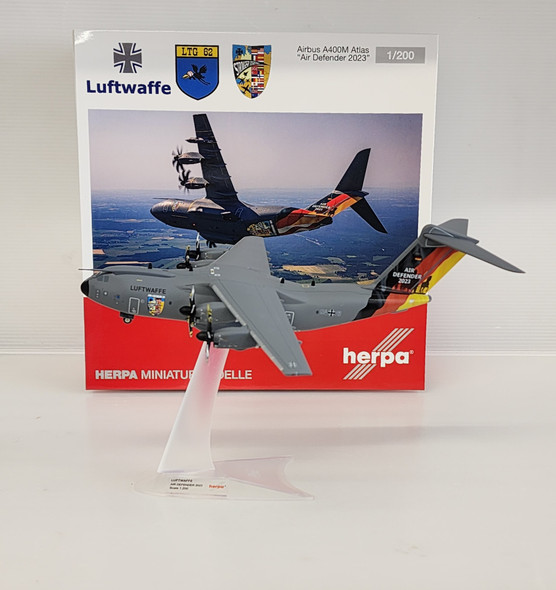 572965 | Herpa Wings 1:200 1:200 | Airbus A400M Atlas Luftwaffe LTG 62 / Air Transport Wing 62, Wunstorf Air Defender 2023