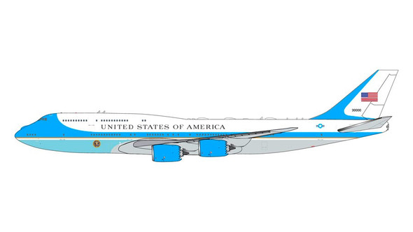 GJAFO2220 | Gemini Jets 1:400 1:400 | Boeing 747-8 USAF VC-25B 30000 NEW AIR FORCE ONE