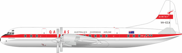 IF188QF1223 | InFlight200 1:200 | L-188 Electra Qantas VH-ECA (with stand) | is due: April 2024