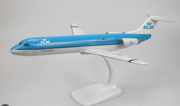 8719481220655 | PPC Models 1:100 | Fokker 100 KLM Cityhopper PH-OFP