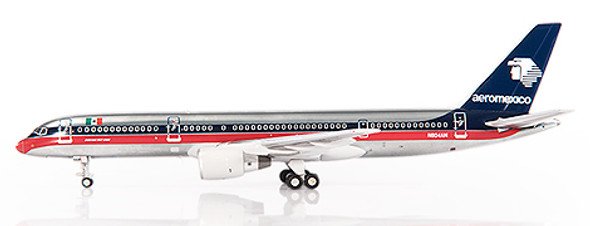 XX40020 | JC Wings 1:400 | Boeing 757-200 AeroMexico Polished Reg: N804AM | is due: May 2024