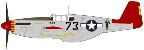 HA8517 | Hobby Master Military 1:48 | P-51C 302nd FS Capt Wendell Pruitt Tuskegee Airmen | is due: September 2024