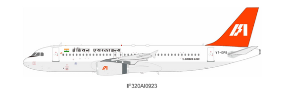 IF320AI0923 | InFlight200 1:200 | Airbus A320-231 Indian Airlines VT-EPB with stand | is due: May 2024