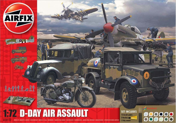 A50157A | Airfix 1:72 |  Airfix kit - D-Day Air Assault set 1:72 scale