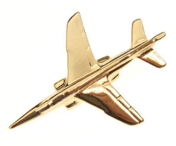 CL050 | Clivedon Collection Pin Badges | DASSAULT/DORNIER Alpha Jet 22ct Gold plated pin badge