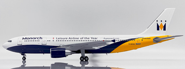 LH2318 | JC Wings 1:200 | Airbus A300-600R Monarch Airlines Leisure Airline of the Year Reg: G-MONS | is due: May 2024