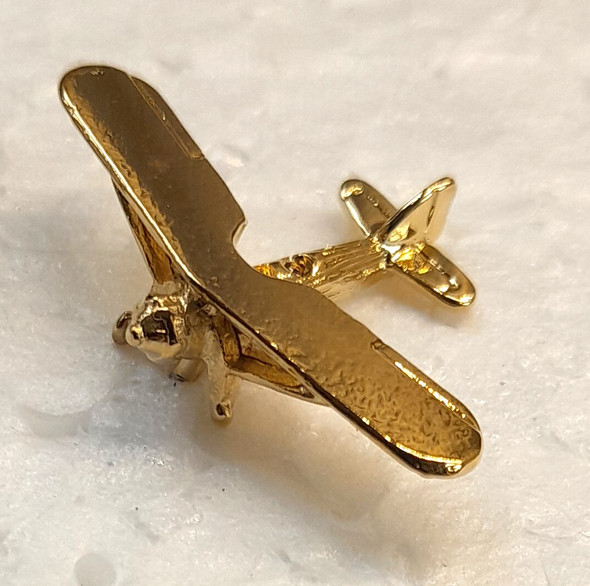 CL096 | Clivedon Collection Pin Badges | MORANE SAULNIER G 22ct Gold plated pin badge