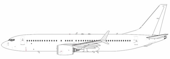 NG92000 | NG Models 1:200 | Boeing 737 MAX 8 Blank Model | is due May 2024