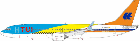 JF-737-8M-010 | JFox Models 1:200 | Boeing 737 MAX 8 TUIfly D-AMAH, '50 Years' (with stand) | is due June 2024