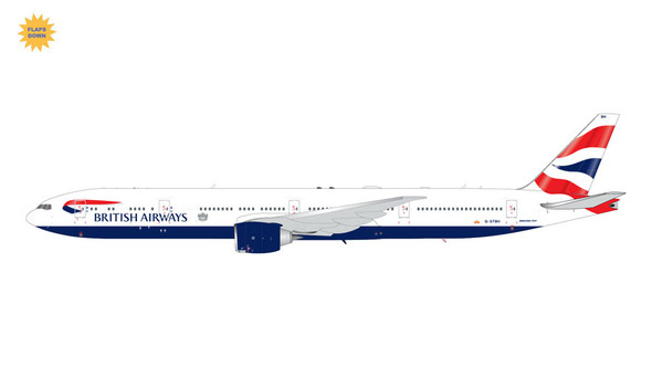 G2BAW1131F | Gemini200 1:200 | Boeing 777-300ER British Airways G-STBH (flaps down) | is due June 2024