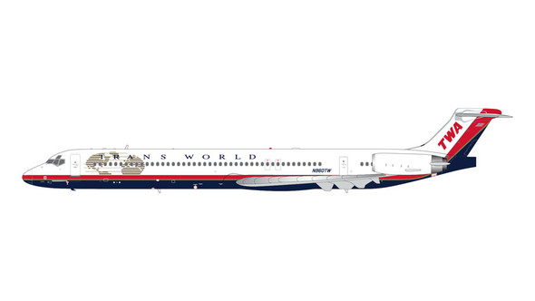 G2TWA911 | Gemini200 1:200 | MD-80 TRANS WORLD AIRINES (TWA) N960TW (FINAL LIVERY) | is due June 2024