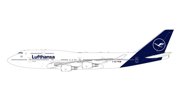 GJDLH2208 | Gemini Jets 1:400 1:400 | Boeing 747-400 LUFTHANSA D-ABVY | is due June 2024