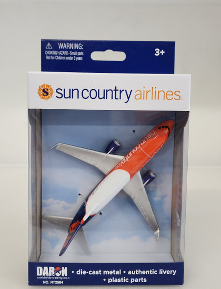RT2564 | Toys Toys | Sun Country Airlines Die-Cast Metal